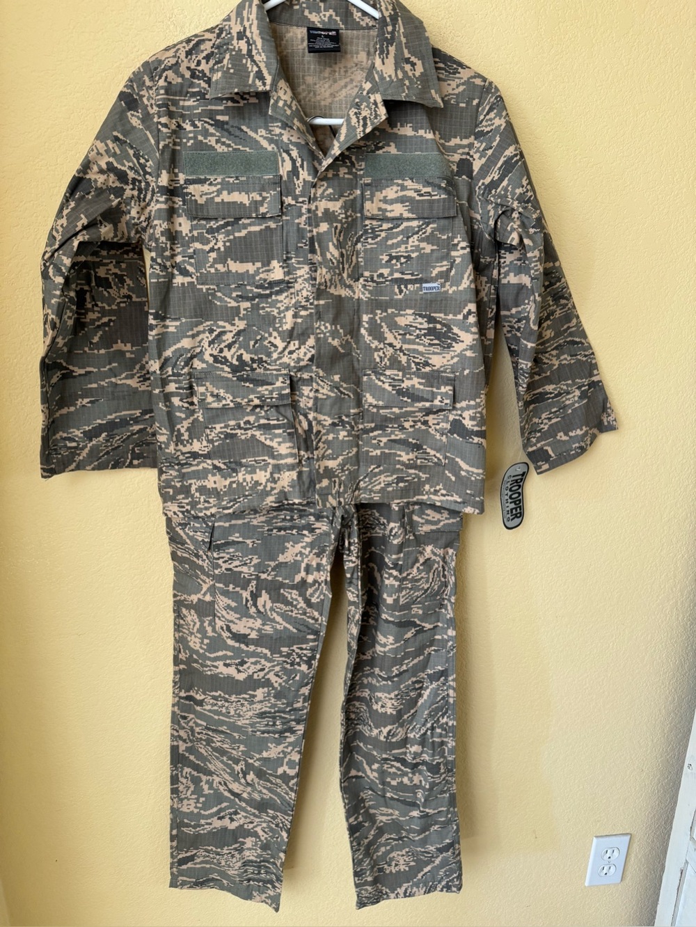 Trooper Clothing Youth Air Force Battle Uniform ABUs Top & Pants Size Kids Large